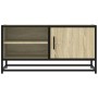 Mueble TV metal y madera ingeniería roble Sonoma 80x34,5x40 cm von , TV-Möbel - Ref: Foro24-848820, Preis: 67,09 €, Rabatt: %