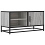 Mueble TV madera ingeniería y metal roble ahumado 80x34,5x40 cm von , TV-Möbel - Ref: Foro24-848822, Preis: 67,29 €, Rabatt: %