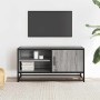 Mueble TV madera ingeniería y metal roble ahumado 80x34,5x40 cm von , TV-Möbel - Ref: Foro24-848822, Preis: 67,29 €, Rabatt: %