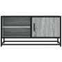 Mueble TV madera ingeniería y metal roble ahumado 80x34,5x40 cm von , TV-Möbel - Ref: Foro24-848822, Preis: 67,29 €, Rabatt: %
