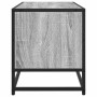 Mueble TV madera ingeniería y metal roble ahumado 80x34,5x40 cm von , TV-Möbel - Ref: Foro24-848822, Preis: 67,29 €, Rabatt: %