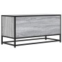Mueble TV madera ingeniería y metal roble ahumado 80x34,5x40 cm von , TV-Möbel - Ref: Foro24-848822, Preis: 67,29 €, Rabatt: %