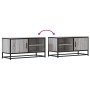 Mueble TV madera ingeniería y metal roble ahumado 80x34,5x40 cm von , TV-Möbel - Ref: Foro24-848822, Preis: 67,29 €, Rabatt: %