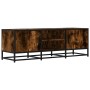 Mueble TV metal y madera ingeniería roble humo 120x35x41 cm von , TV-Möbel - Ref: Foro24-848841, Preis: 98,39 €, Rabatt: %