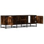 Mueble TV metal y madera ingeniería roble humo 120x35x41 cm von , TV-Möbel - Ref: Foro24-848841, Preis: 98,39 €, Rabatt: %