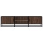 Mueble TV metal y madera ingeniería marrón roble 160x35x41 cm von , TV-Möbel - Ref: Foro24-848848, Preis: 115,51 €, Rabatt: %