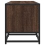 Mueble TV metal y madera ingeniería marrón roble 160x35x41 cm von , TV-Möbel - Ref: Foro24-848848, Preis: 115,51 €, Rabatt: %