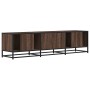 Mueble TV metal y madera ingeniería marrón roble 160x35x41 cm von , TV-Möbel - Ref: Foro24-848848, Preis: 115,51 €, Rabatt: %