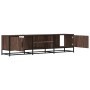 Mueble TV metal y madera ingeniería marrón roble 160x35x41 cm von , TV-Möbel - Ref: Foro24-848848, Preis: 115,51 €, Rabatt: %