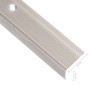 Perfiles de peldaños forma de L 30 uds aluminio champán 67 cm by , Stairs - Ref: Foro24-146796, Price: 63,75 €, Discount: %