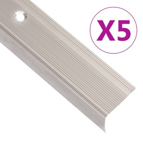 Perfiles de peldaños forma de L 10 uds aluminio champán 67 cm by , Stairs - Ref: Foro24-146794, Price: 27,25 €, Discount: %
