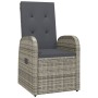 Set de comedor de jardín 11 pzas y cojines ratán sintético gris by , Garden sets - Ref: Foro24-3277617, Price: 1,00 €, Discou...