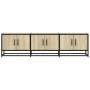Mueble TV metal y madera ingeniería roble Sonoma 150x35x41 cm von , TV-Möbel - Ref: Foro24-848860, Preis: 103,07 €, Rabatt: %