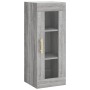 Aparador alto madera contrachapada gris Sonoma 34,5x34x180 cm by , Sideboards - Ref: Foro24-3199295, Price: 110,78 €, Discoun...