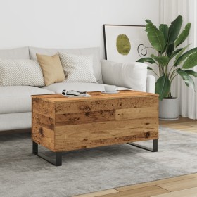 Mesa de centro madera de ingeniería envejecida 90x44,5x45 cm de , Mesas de centro - Ref: Foro24-857442, Precio: 95,15 €, Desc...