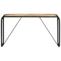 Mesa consola de madera maciza de mango sin tratar 140x35x76 cm by , Side tables - Ref: Foro24-247869, Price: 150,31 €, Discou...