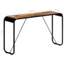 Mesa consola de madera maciza de mango sin tratar 140x35x76 cm by , Side tables - Ref: Foro24-247869, Price: 150,31 €, Discou...