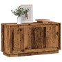 Aparador de madera de ingeniería envejecida 102x35x55 cm