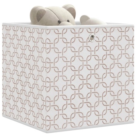 Cajas almacenaje plegables 10 uds no tejida crema 32x32x32 cm von , Aufbewahrungskörbe - Ref: Foro24-4018982, Preis: 42,76 €,...