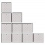 Cajas almacenaje plegables 10 uds no tejida crema 32x32x32 cm von , Aufbewahrungskörbe - Ref: Foro24-4018982, Preis: 42,76 €,...