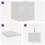 Cajas almacenaje plegables 10 uds no tejida crema 32x32x32 cm von , Aufbewahrungskörbe - Ref: Foro24-4018982, Preis: 42,76 €,...