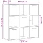 Estantería de madera de ingeniería roble artisan 90x28x90 cm von , Bücherregale und Regale - Ref: Foro24-856059, Preis: 105,1...