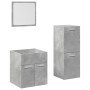 Set muebles de baño 2 piezas madera contrachapada gris hormigón von , Badezimmermöbel - Ref: Foro24-3324870, Preis: 82,35 €, ...