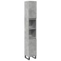 Armario de baño madera contrachapada gris hormigón 30x30x190 cm von , Badezimmerwaschtische - Ref: Foro24-857201, Preis: 81,3...