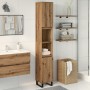 Armario de baño madera contrachapada roble artisan 30x30x190 cm von , Badezimmerwaschtische - Ref: Foro24-857203, Preis: 101,...