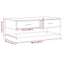 Mesa de centro de madera ingeniería y metal negro 100x50x35 cm by , Coffee table - Ref: Foro24-848779, Price: 66,44 €, Discou...