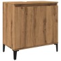 Mueble de lavabo madera de ingeniería roble artisan 58x33x60 cm by , bathroom vanities - Ref: Foro24-857118, Price: 58,72 €, ...