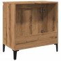 Mueble de lavabo madera de ingeniería roble artisan 58x33x60 cm by , bathroom vanities - Ref: Foro24-857118, Price: 58,72 €, ...