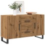 Aparador de madera de ingeniería roble artisan 100x36x60 cm von , Sideboards - Ref: Foro24-857325, Preis: 131,45 €, Rabatt: %