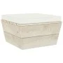 Garten-Paletten-Ottomane mit imprägniertem Fichtenholz und Kissen von vidaXL, Modulare Sofas für den Außenbereich - Ref: Foro...