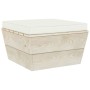 Otomana de palets de jardín con cojín madera abeto impregnada by vidaXL, Modular outdoor sofas - Ref: Foro24-3063374, Price: ...