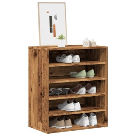 Mueble zapatero madera ingeniería madera envejecida 60x35x70 cm von , Schuhregale und Schuhorganisatoren - Ref: Foro24-856700...