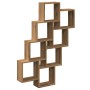 Estante cubo de pared madera ingeniería roble 90x15x119,5 cm by , Shelves and shelves - Ref: Foro24-856597, Price: 53,70 €, D...