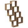 Estante cubo de pared madera ingeniería roble 90x15x119,5 cm by , Shelves and shelves - Ref: Foro24-856597, Price: 53,70 €, D...