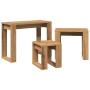 Mesas apilables 3 uds madera de ingeniería roble artisan von , Seitentische - Ref: Foro24-856679, Preis: 58,94 €, Rabatt: %