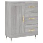 Aparador alto madera contrachapada gris sonoma 69,5x34x180 cm von , Sideboards - Ref: Foro24-3190003, Preis: 146,53 €, Rabatt: %