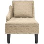 Tumbona almohada reposabrazo derecho cuero sintético gris claro by , Daybeds - Ref: Foro24-4009857, Price: 137,96 €, Discount: %