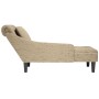 Tumbona almohada reposabrazo derecho cuero sintético gris claro by , Daybeds - Ref: Foro24-4009857, Price: 137,96 €, Discount: %