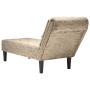 Tumbona almohada reposabrazo derecho cuero sintético gris claro by , Daybeds - Ref: Foro24-4009857, Price: 137,96 €, Discount: %