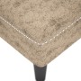 Tumbona almohada reposabrazo derecho cuero sintético gris claro by , Daybeds - Ref: Foro24-4009857, Price: 137,96 €, Discount: %
