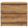 Mesita de noche madera de ingeniería roble artisan 50x40x43.5cm by , Nightstands - Ref: Foro24-856520, Price: 53,92 €, Discou...