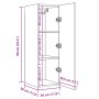 Mueble de TV madera de ingeniería roble artisan 30,5x30x90 cm by , TV Furniture - Ref: Foro24-856396, Price: 52,55 €, Discoun...