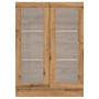 Armario de madera de ingeniería roble artisan 82,5x30,5x115 cm by , Bookcases and shelves - Ref: Foro24-856157, Price: 115,81...