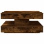 Mesa de centro giratoria 360 grados roble ahumado 70x70x34,5 cm by , Coffee table - Ref: Foro24-858483, Price: 85,58 €, Disco...