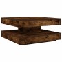 Mesa de centro giratoria 360 grados roble ahumado 70x70x34,5 cm by , Coffee table - Ref: Foro24-858483, Price: 85,58 €, Disco...