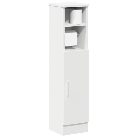 Mueble de baño con portarrollos blanco 20,5x22x90 cm by , Bathroom furniture - Ref: Foro24-858497, Price: 38,80 €, Discount: %